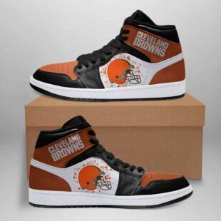 Cleveland Browns NFL Orange JD1 Boot Sneakers Shoes