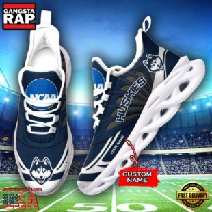 Connecticut Huskies NCAA Custom Max Soul Shoes Sneakers