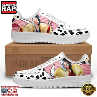 Cruella de Vil Air Force 1 Shoes Gift For Men Women