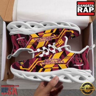 Custom Name Arizona Cardinals NFL Sport Team Clunky Max Soul Shoes