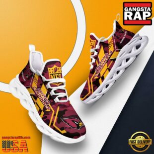 Custom Name Arizona Cardinals NFL Sport Team Clunky Max Soul Shoes