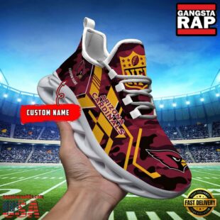 Custom Name Arizona Cardinals NFL Sport Team Clunky Max Soul Shoes