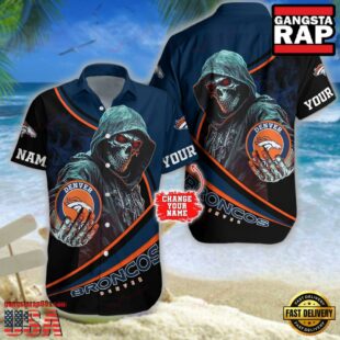 Custom Name Denver Broncos NFL Hawaiian Shirt