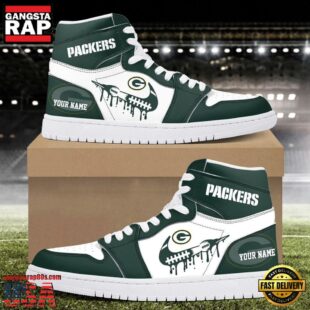 Custom Name Green Bay Packers Air Jordan 1 Shoes