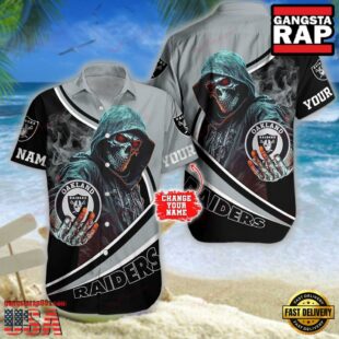 Custom Name Las Vegas Raiders NFL Hawaiian Shirt