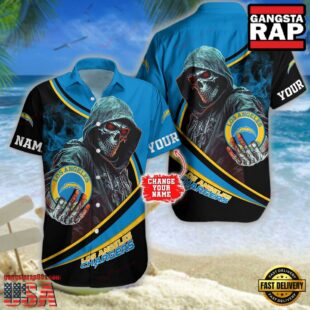 Custom Name Los Angeles Chargers NFL Hawaiian Shirt