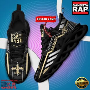 Custom Name New Orleans Saints NFL Sport Team Clunky Max Soul Shoes