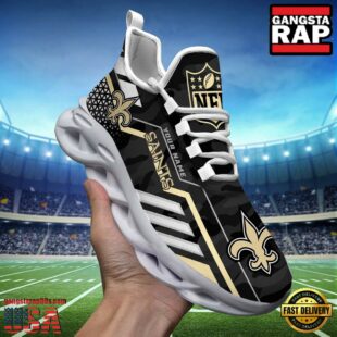 Custom Name New Orleans Saints NFL Sport Team Clunky Max Soul Shoes