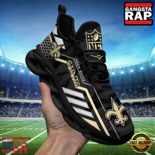 Custom Name New Orleans Saints NFL Sport Team Clunky Max Soul Shoes