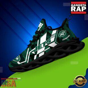 Custom Name New York Jets NFL Sport Team Clunky Max Soul Shoes