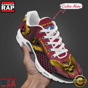 Custom Name NFL Arizona Cardinals Skull Air Max Plus Shoes