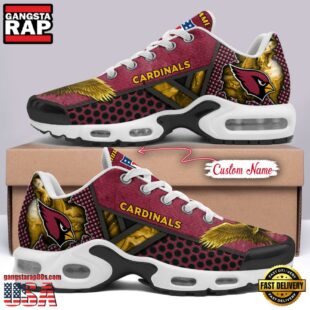 Custom Name NFL Arizona Cardinals Skull Air Max Plus Shoes