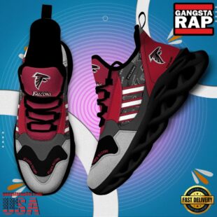 Custom Name NFL Atlanta Falcons Clunky Sport Max Soul Shoes