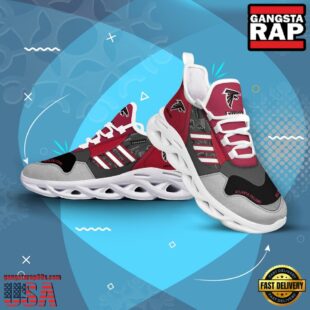 Custom Name NFL Atlanta Falcons Clunky Sport Max Soul Shoes