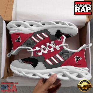 Custom Name NFL Atlanta Falcons Clunky Sport Max Soul Shoes