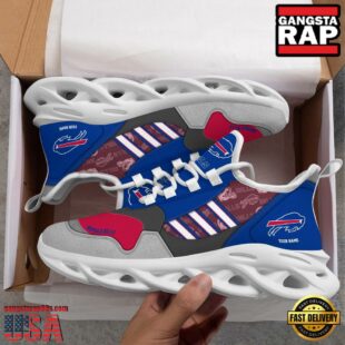 Custom Name NFL Buffalo Bills Clunky Sport Max Soul Shoes