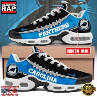 Custom Name NFL Carolina Panthers Air Max Plus Shoes