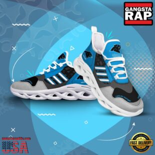 Custom Name NFL Carolina Panthers Clunky Sport Max Soul Shoes