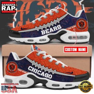 Custom Name NFL Chicago Bears Air Max Plus Shoes