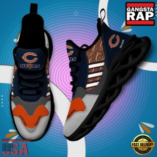 Custom Name NFL Chicago Bears Clunky Sport Max Soul Shoes