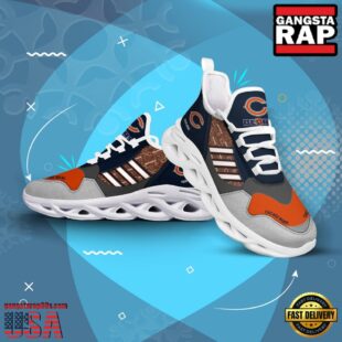 Custom Name NFL Chicago Bears Clunky Sport Max Soul Shoes