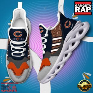 Custom Name NFL Chicago Bears Clunky Sport Max Soul Shoes