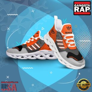 Custom Name NFL Cincinnati Bengals Clunky Sport Max Soul Shoes