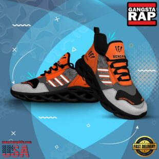 Custom Name NFL Cincinnati Bengals Clunky Sport Max Soul Shoes