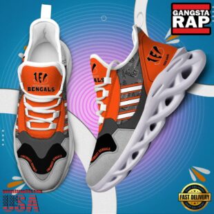 Custom Name NFL Cincinnati Bengals Clunky Sport Max Soul Shoes