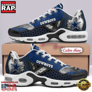 Custom Name NFL Dallas Cowboys Skull Air Max Plus Shoes