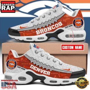 Custom Name NFL Denver Broncos Air Max Plus Shoes