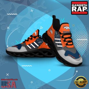 Custom Name NFL Denver Broncos Clunky Sport Max Soul Shoes