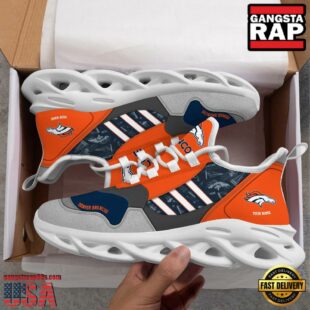 Custom Name NFL Denver Broncos Clunky Sport Max Soul Shoes