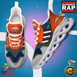 Custom Name NFL Denver Broncos Clunky Sport Max Soul Shoes