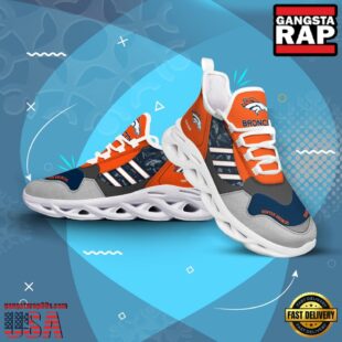 Custom Name NFL Denver Broncos Clunky Sport Max Soul Shoes