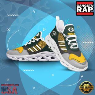 Custom Name NFL Green Bay Packers Clunky Sport Max Soul Shoes