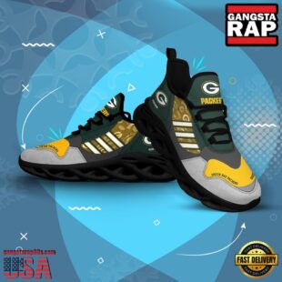 Custom Name NFL Green Bay Packers Clunky Sport Max Soul Shoes