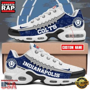 Custom Name NFL Indianapolis Colts Air Max Plus Shoes