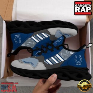 Custom Name NFL Indianapolis Colts Clunky Sport Max Soul Shoes