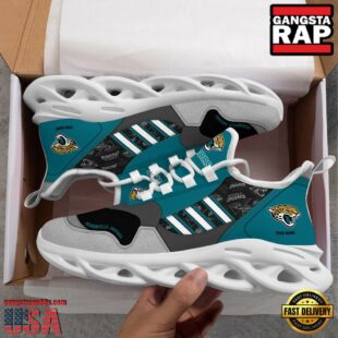 Custom Name NFL Jacksonville Jaguars Clunky Sport Max Soul Shoes