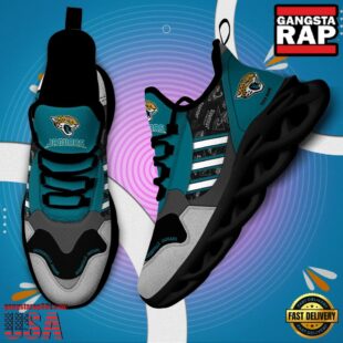 Custom Name NFL Jacksonville Jaguars Clunky Sport Max Soul Shoes