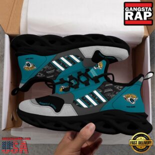 Custom Name NFL Jacksonville Jaguars Clunky Sport Max Soul Shoes