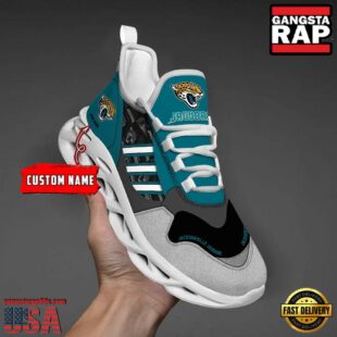 Custom Name NFL Jacksonville Jaguars Clunky Sport Max Soul Shoes