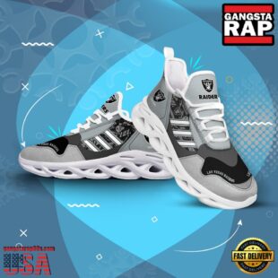 Custom Name NFL Las Vegas Raiders Clunky Sport Max Soul Shoes