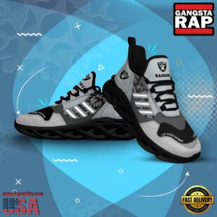 Custom Name NFL Las Vegas Raiders Clunky Sport Max Soul Shoes