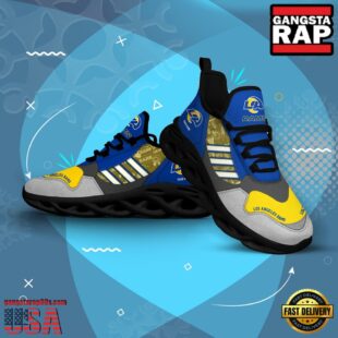 Custom Name NFL Los Angeles Rams Clunky Sport Max Soul Shoes