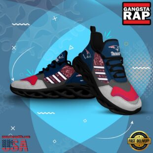 Custom Name NFL New England Patriots Clunky Sport Max Soul Shoes