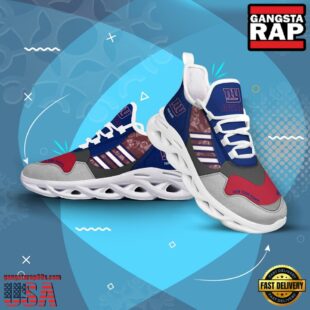 Custom Name NFL New York Giants Clunky Sport Max Soul Shoes