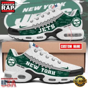 Custom Name NFL New York Jets Air Max Plus Shoes