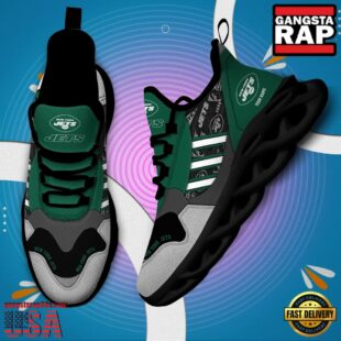 Custom Name NFL New York Jets Clunky Sport Max Soul Shoes